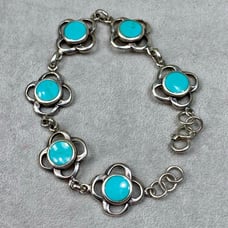 VINTAGE—TURQUOISE BRACELET