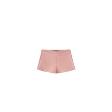 ZARA HIGH WAIST LINEN BLEND BERMUDA SHORTS PALE PINK SIZE M | 7385/419