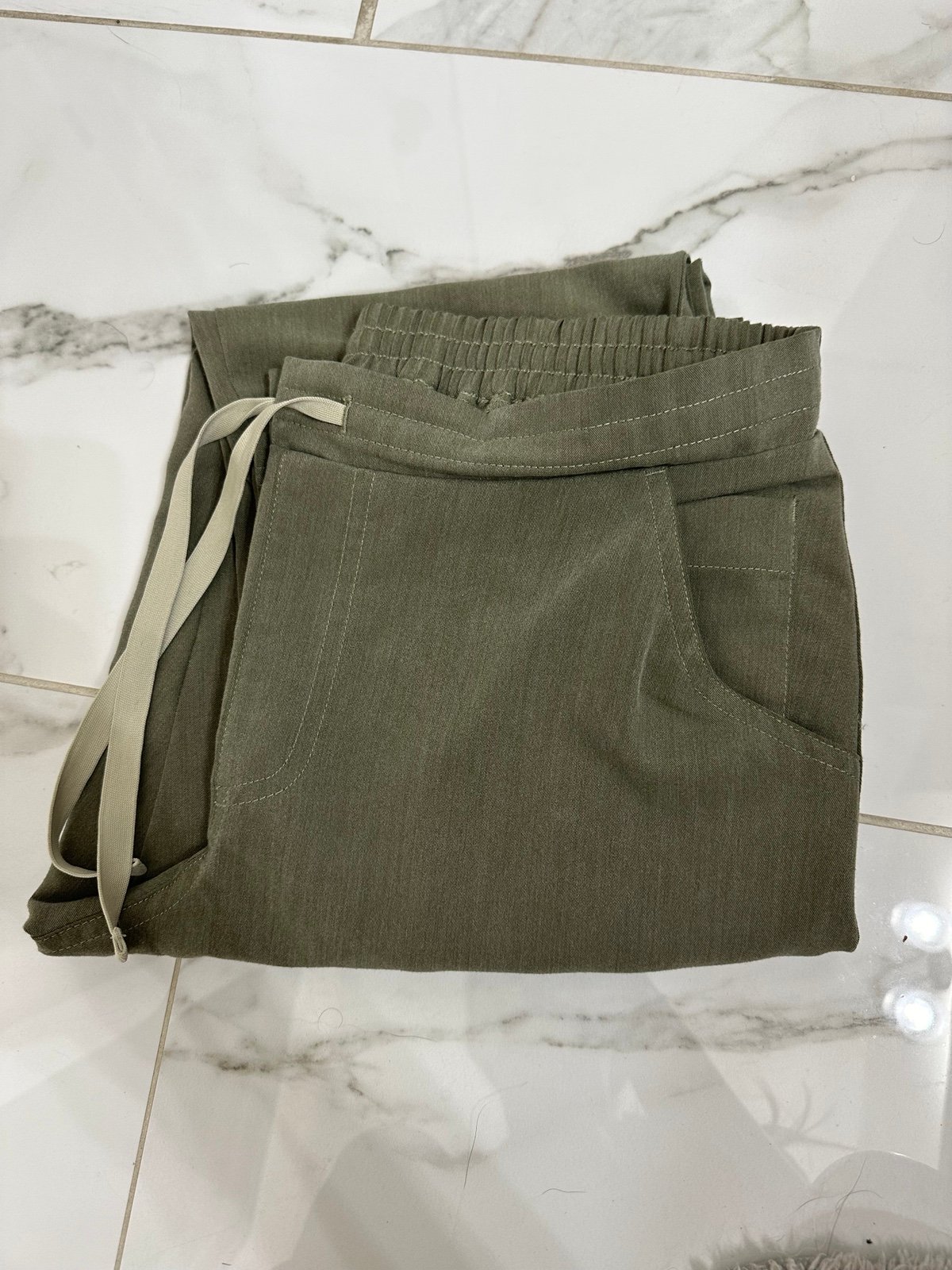 Figs Heather olive yola pants