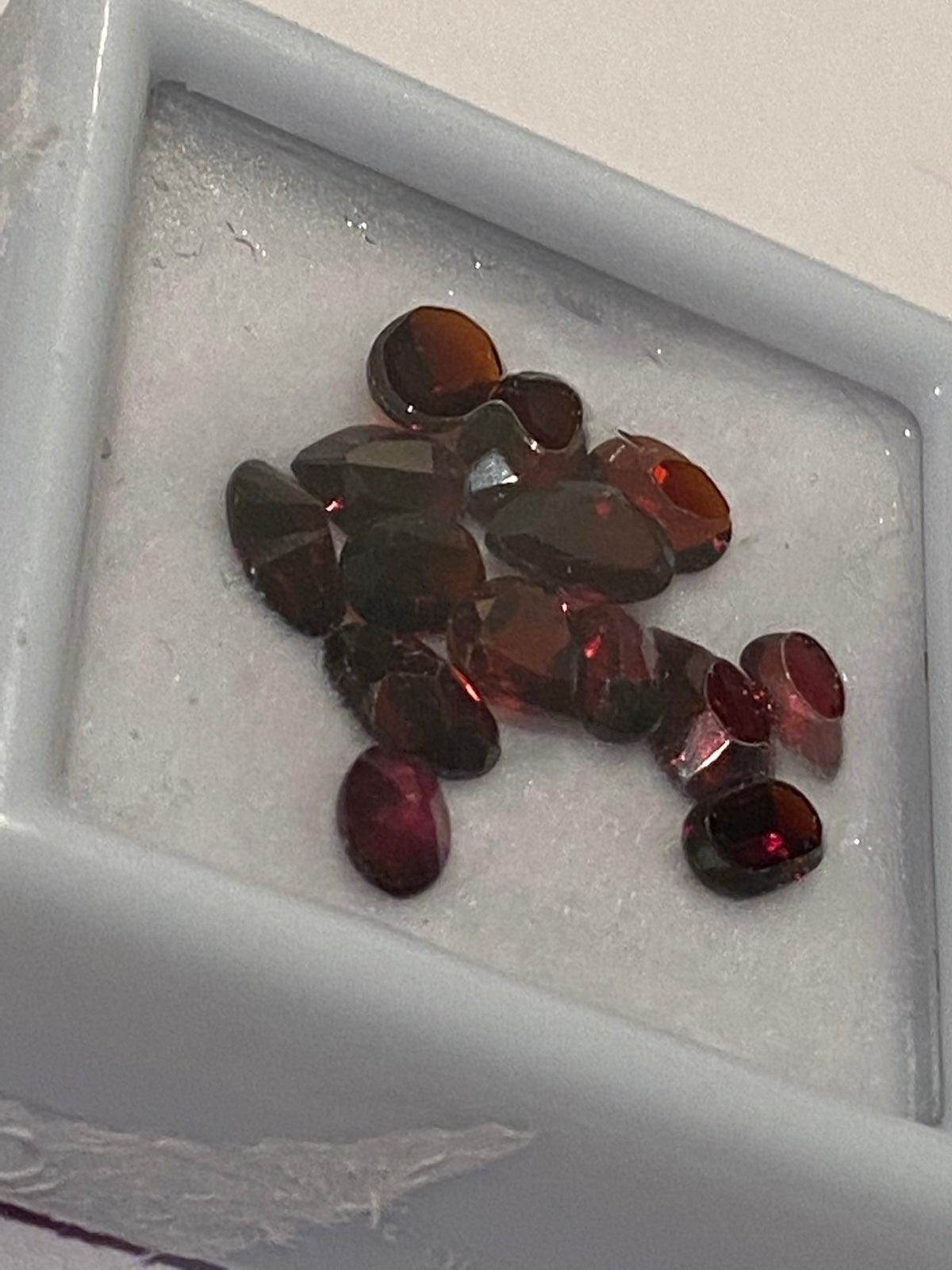 Small genuine ruby stones