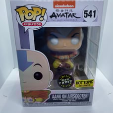 Funko Pop Aang On Airscooter Glow Chase Hot Topic Exclusive