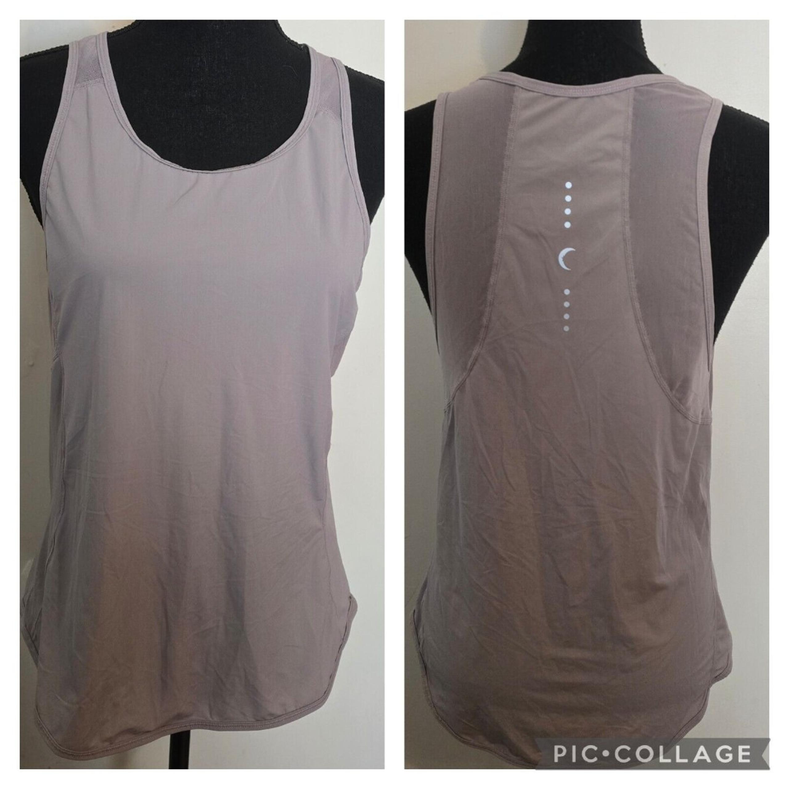 Zyia Active Tank Top Women Small Mesh Athletic Yoga Athleisure Gym Lavender