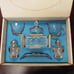 Vintage Early American Precut Table Service by Anchor Hocking circa 1950's