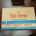 Vintage Early American Precut Table Service by Anchor Hocking circa 1950's
