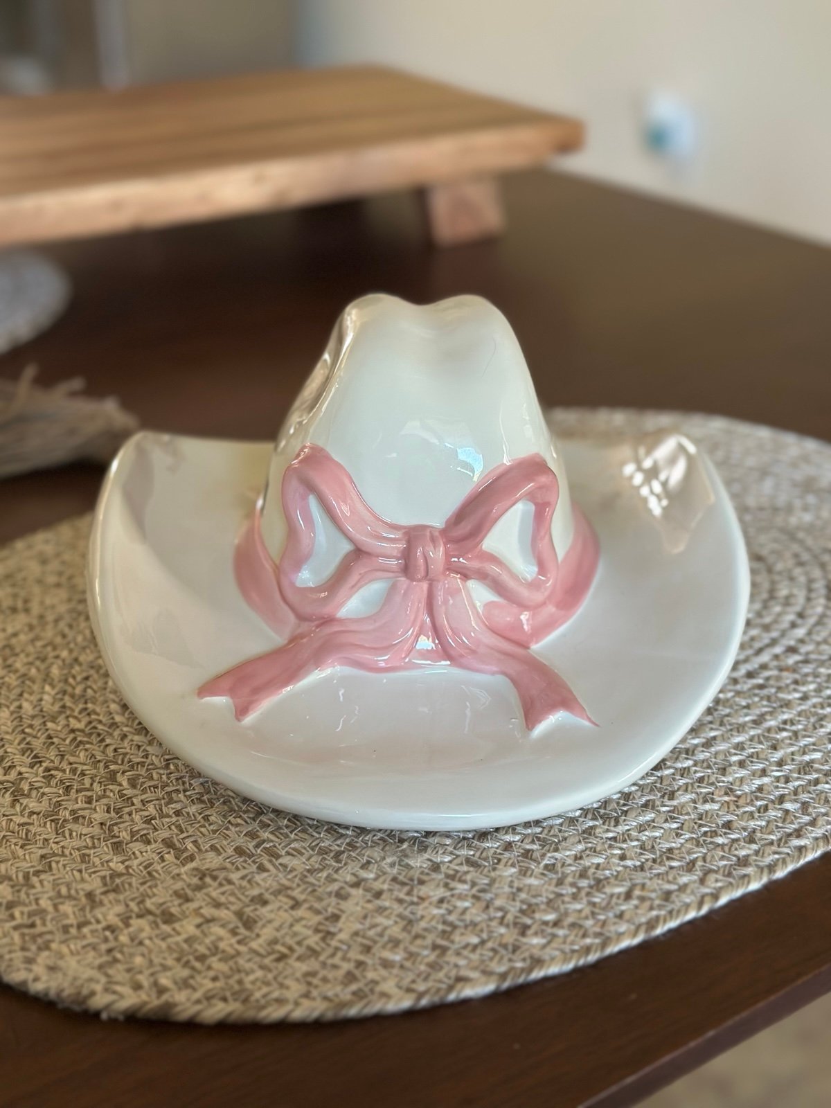 Pink Bow Cowgirl Hat