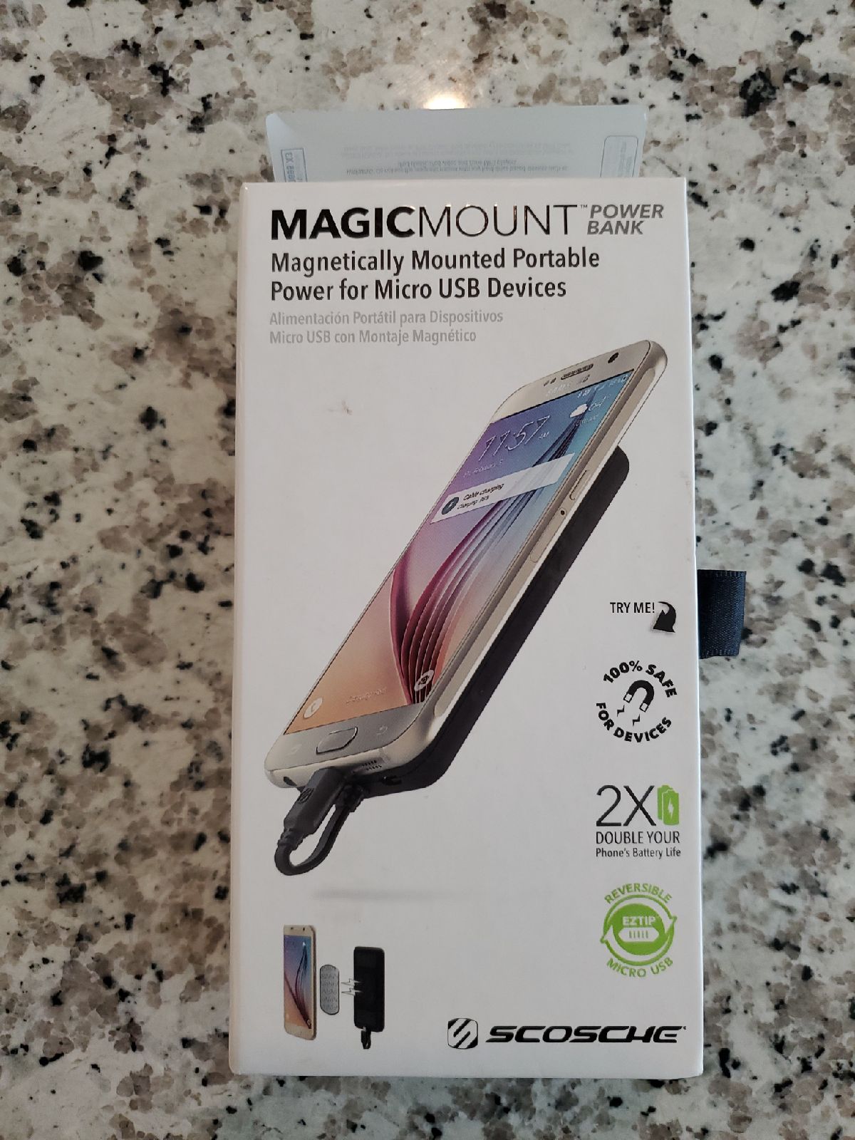 Portable Magic Mount for micro USB devic