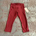 Lululemon Nulu Mesh Panels High-Rise Crop 21” Mulled Wine Women’s Size 10