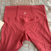 Lululemon Nulu Mesh Panels High-Rise Crop 21” Mulled Wine Women’s Size 10