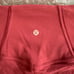 Lululemon Nulu Mesh Panels High-Rise Crop 21” Mulled Wine Women’s Size 10