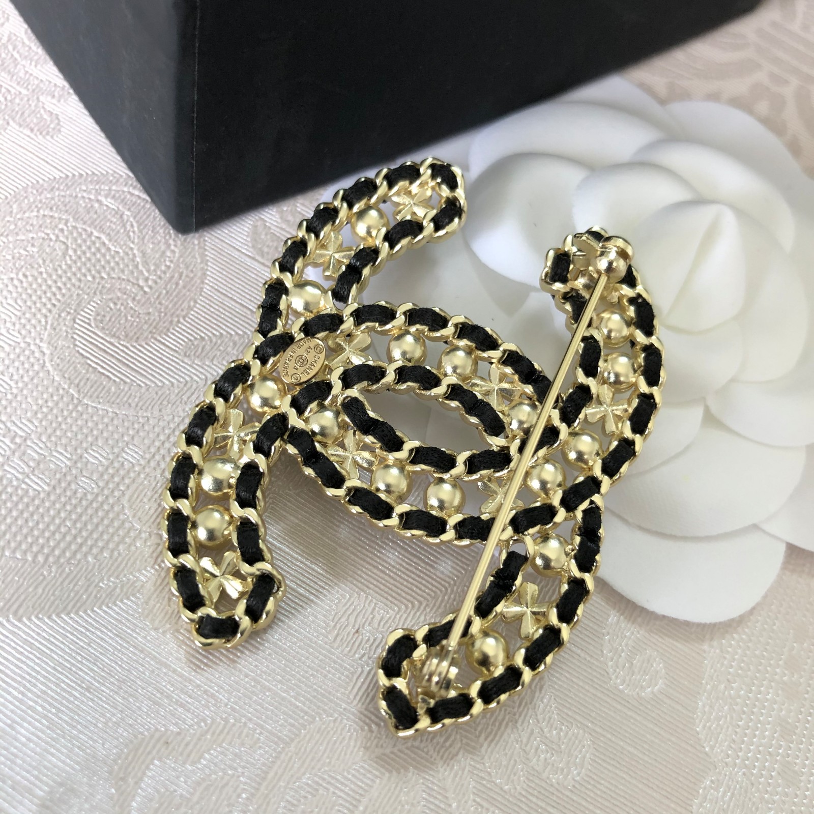 Authentic Classic CC Pearl Brooch