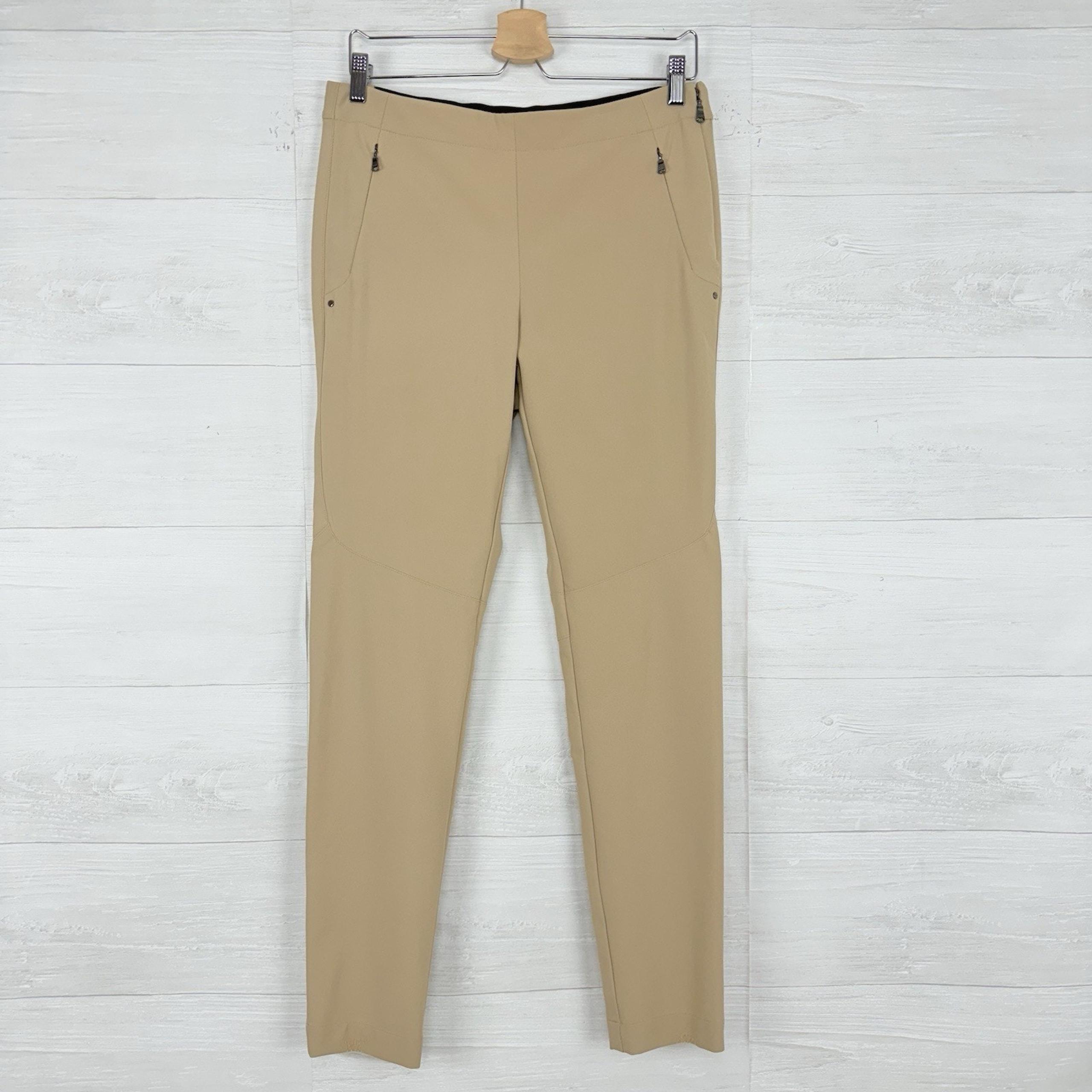 Ralph Lauren RLX Womens Stretch Twill Athletic Golf Pants Size 8 Beige Skinny