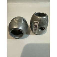 ZINC SHAFT BARREL COLLAR C1250Z 1 1/4 SHAFT 2PAC SALTWATER ANODES