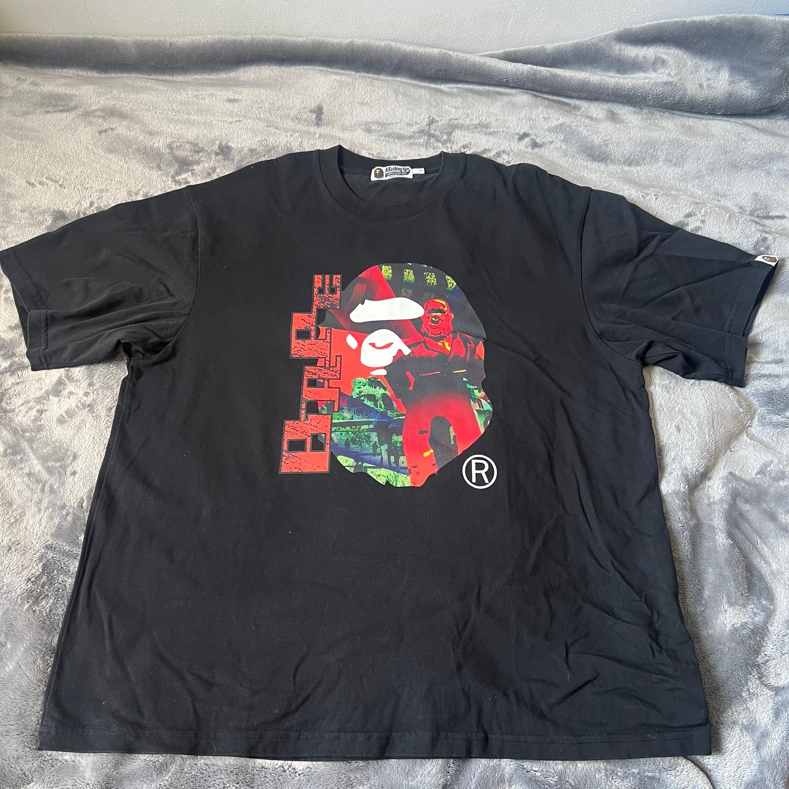 BAPE HEAD GRAPHIC TEE Black Size L