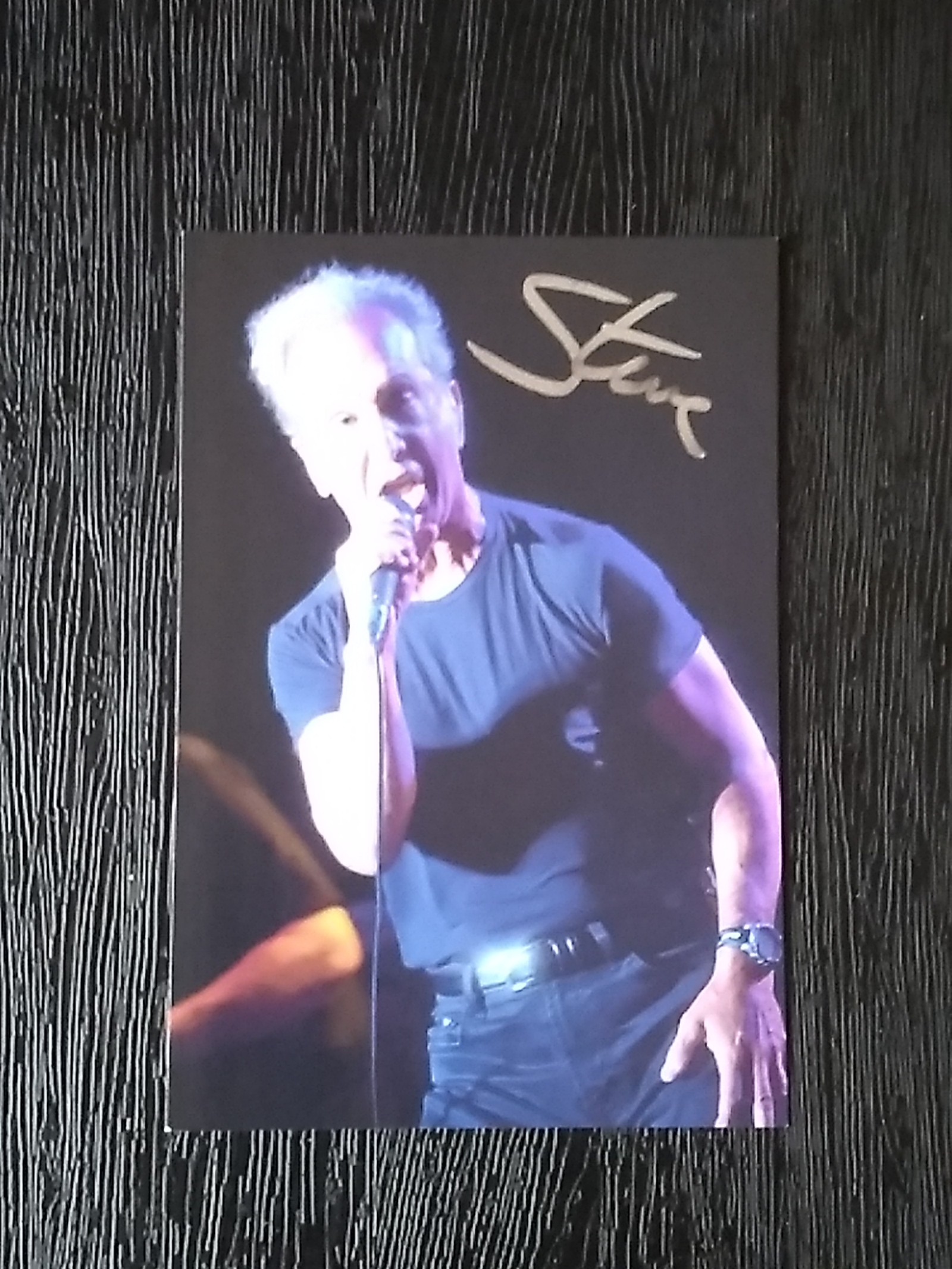 STEVE WALSH KANSAS ROCK BAND AUTOGRAPHED SIGNED 4X6 GLOSSY PHOTO FREE SHIPPING