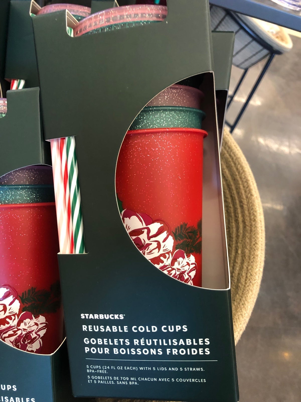Starbucks reusable glitter cold cups