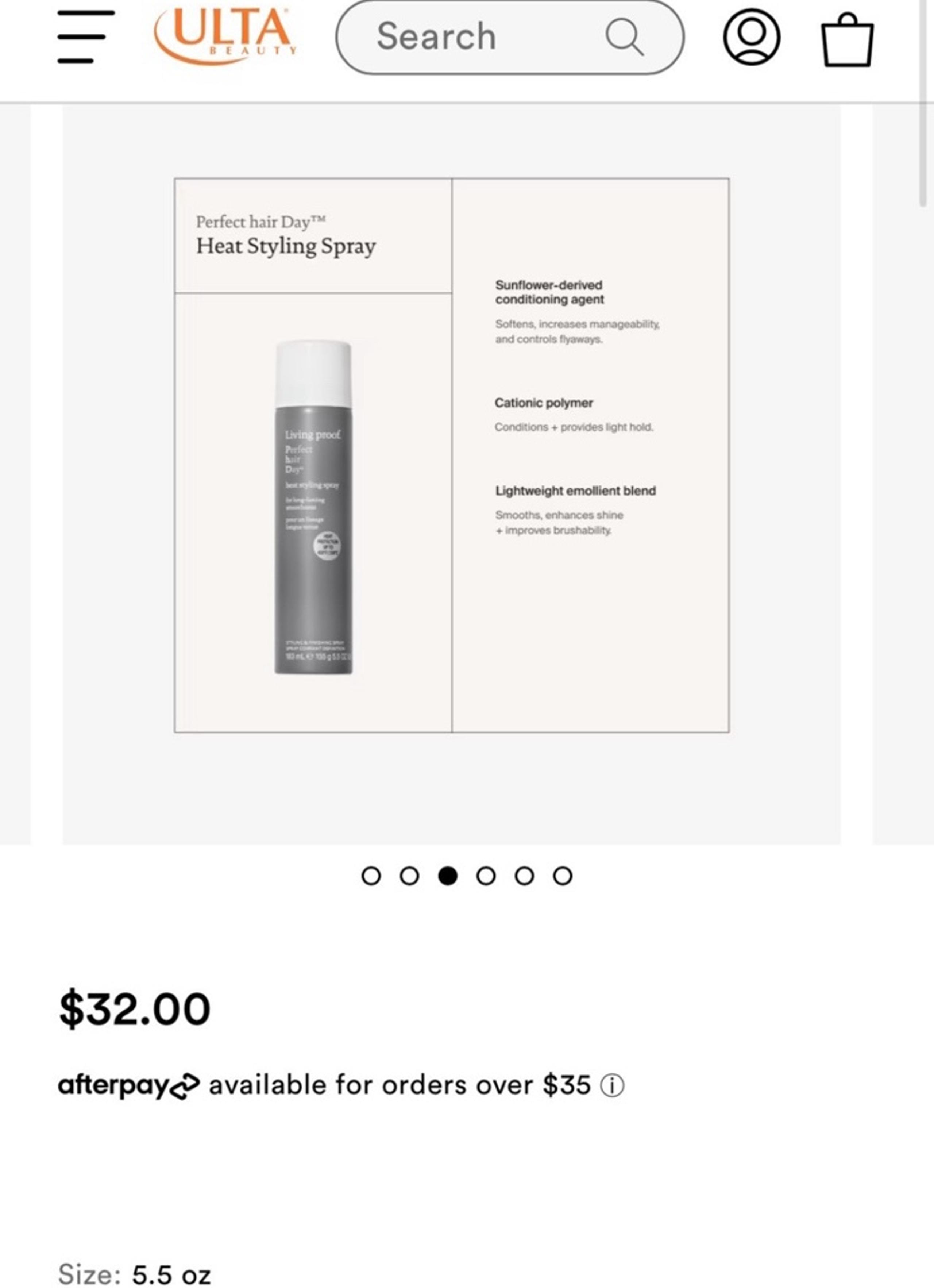 Perfect hair day PHD styling spray - Ulta