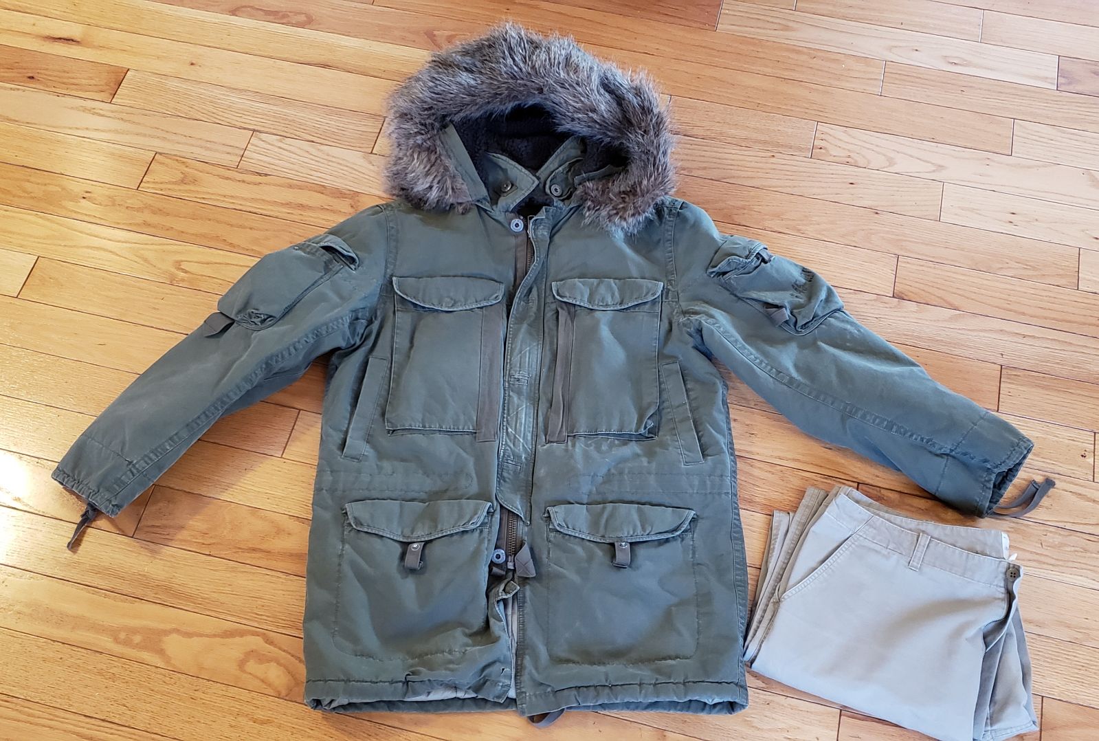 Vintage GAP Cold Weather Parka Size M Re