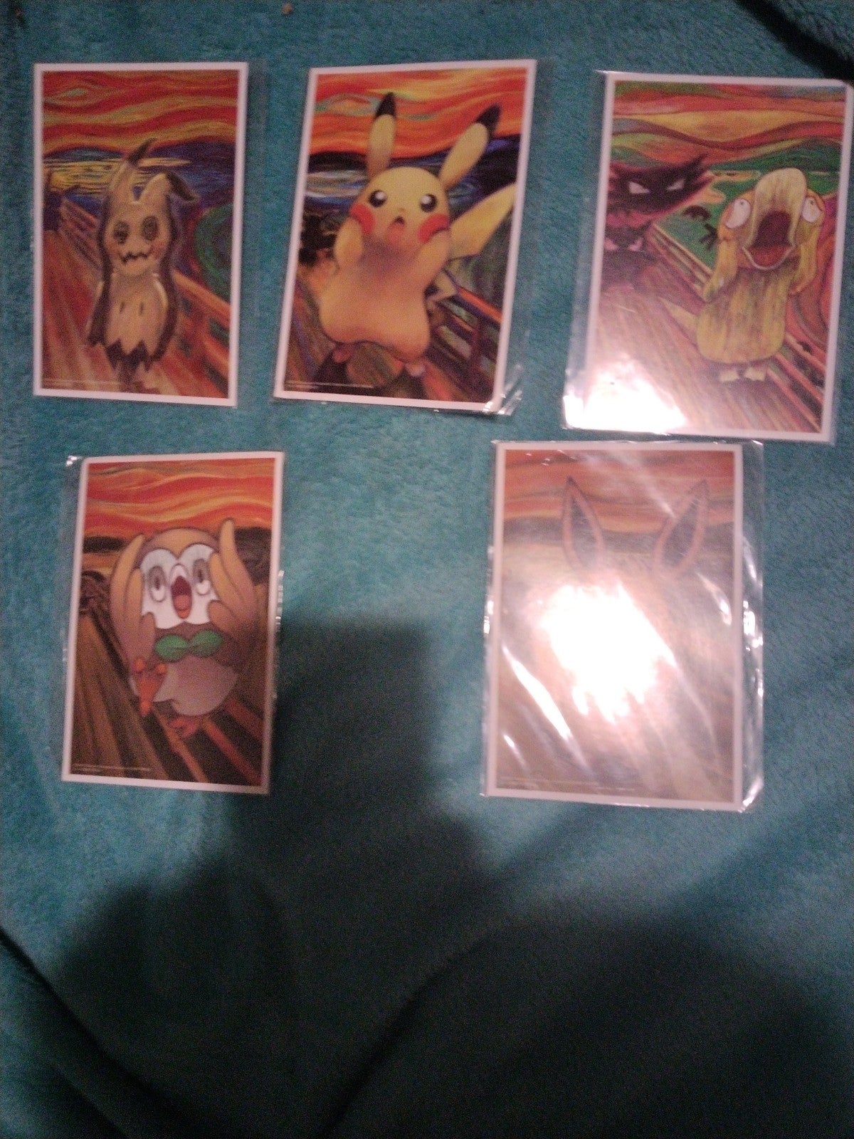 Pokemon munch set postcards sealed.