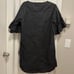 See By Chloe Ruffle Shift Tee Mini Dress 4 Black Poplin Detailed Flare Short Slv