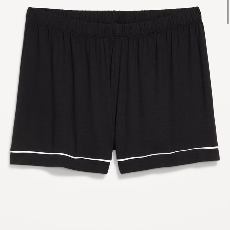 NWT OLD NAVY KNIT JERSEY PAJA SHORTS COLOR BLACK JACK Product Details elastic w