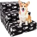 Doggy Steps - Non-Slip 3 Steps Pet Stairs for Cats and Dogs, Foldable Plas