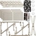 Doggy Steps - Non-Slip 3 Steps Pet Stairs for Cats and Dogs, Foldable Plas