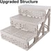 Doggy Steps - Non-Slip 3 Steps Pet Stairs for Cats and Dogs, Foldable Plas