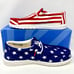 Hey Dude Wally Patriotic American Flag Slip On Shoes Men’s 11 Stars Stripes