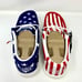 Hey Dude Wally Patriotic American Flag Slip On Shoes Men’s 11 Stars Stripes
