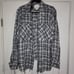 FAITH CONNEXION Bouquet shirt Tweed Fitted Overshirt Silver Shine Thread M