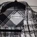 FAITH CONNEXION Bouquet shirt Tweed Fitted Overshirt Silver Shine Thread M