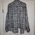 FAITH CONNEXION Bouquet shirt Tweed Fitted Overshirt Silver Shine Thread M