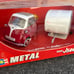 Revell Metal BMW Jsetta 250 with Camper 1/18 Red & White NIB