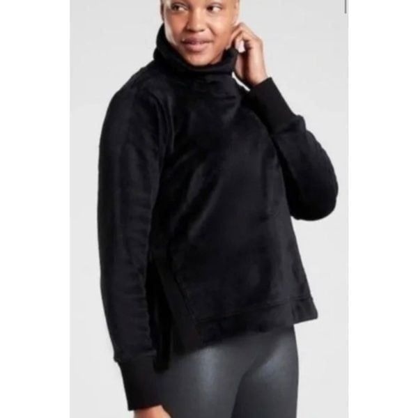 Athleta Double Cozy Karma Funnel Neck Sweatshirt XL
