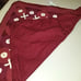 New Crate & Barrel Three Red Crochet Pillow Covers Set 21 x 21