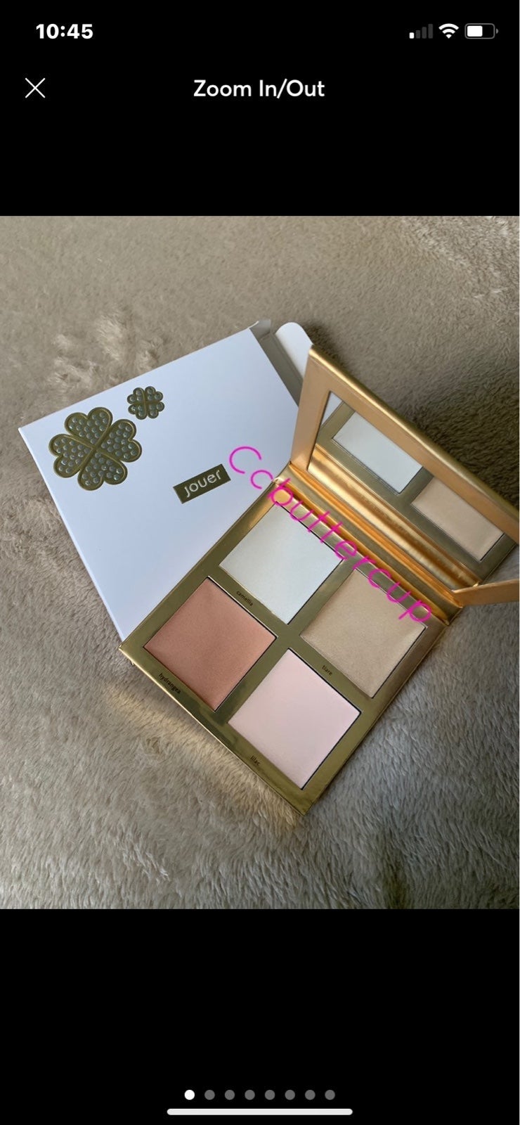 Jouer Lucky & Luminous Cream Highlighter Palette BNIB
