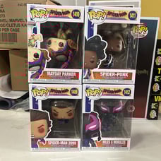 Spiderman Across the Spiderverse Funko pop Lot