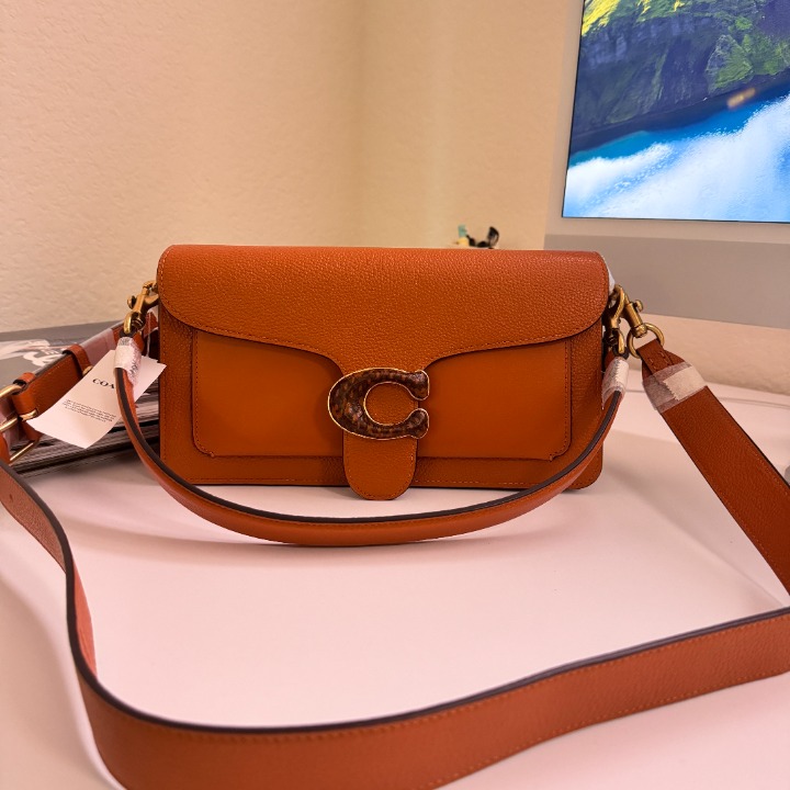 NWT Coach Tabby Shoulder Bag 26 With Snakeskin Detail C3888