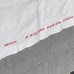 Vintage XL 1974 Screen Print Pencil Fabric Wall Art