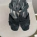 Black Suede Platform Sandals by Jeffrey Campbell Anna Retro Platform sz 11