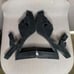 Black Suede Platform Sandals by Jeffrey Campbell Anna Retro Platform sz 11