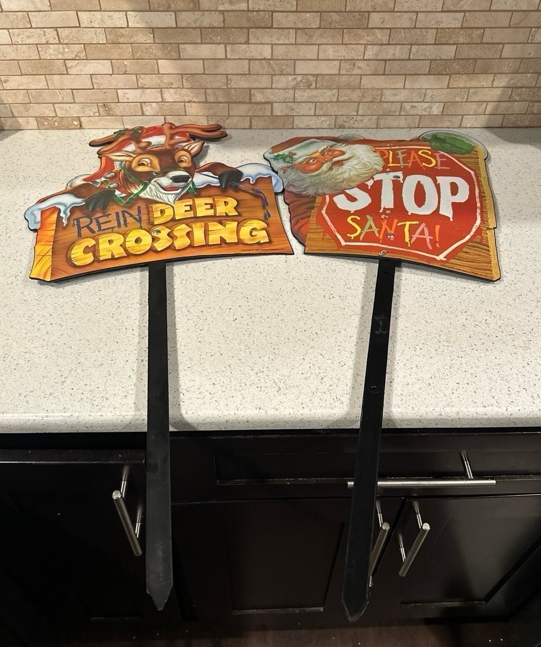 Vintage Kmart Christmas signs