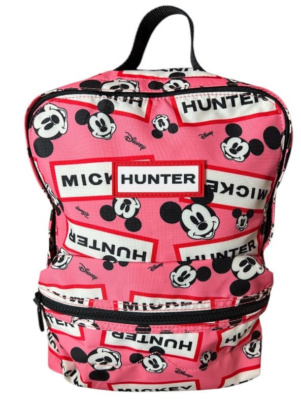 Hunter x Disney Mickey Mouse small PINK backpack Rare.