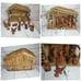 Rare Authentic Wood & Straw Manger