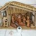 Rare Authentic Wood & Straw Manger