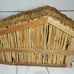 Rare Authentic Wood & Straw Manger