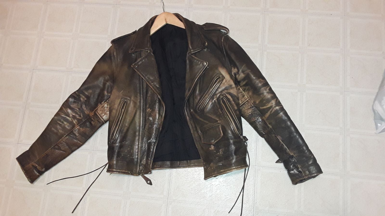 leather jacket women