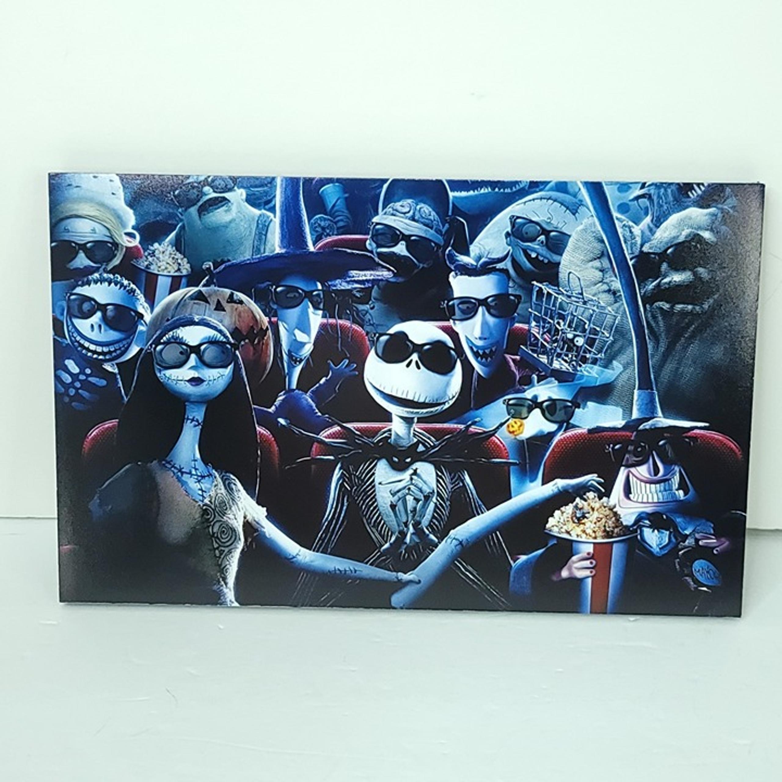 Nightmare Before Christmas Wall Photo Art Board Print 11.75in x 7.25in