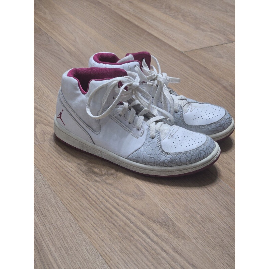 Nike Air Jordan Youth Girls 2y Pink High Top Sneakers Tennis Shoes 747092-160