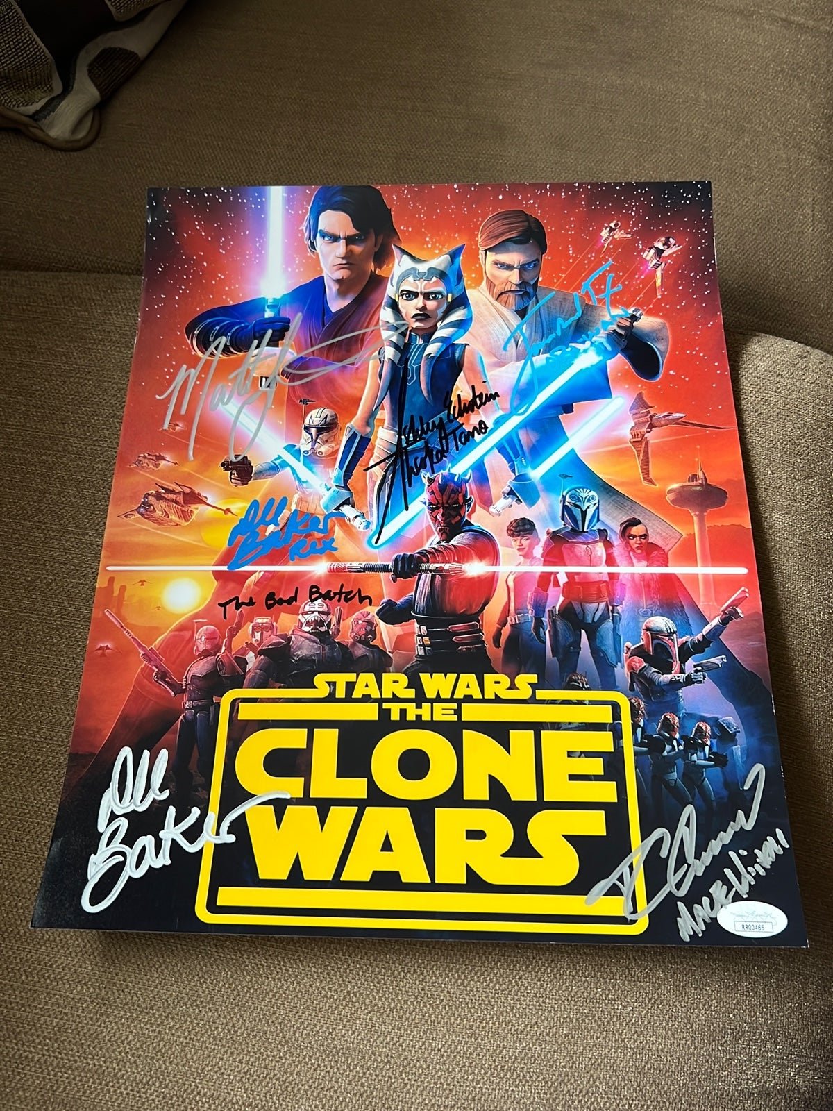 Clone wars signed season 7 poster